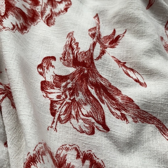 Zara Floral Wrap Blouse - Size Large - Picture 6 of 7